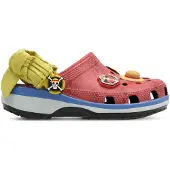 Crocs Open schoenen 'One Piece Luffy CLASSIC' blauw / geel / rood / zwart