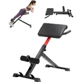 Vevor Roman Chair Hyperextension Bench Back Extension 113 kg Draagbaar en opvouwbaar extensieapparaat
