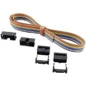 Bkl Electronic 10122103 Pinconnectorset Met trekonlasting Rastermaat: 2.54 mm Totaal aantal polen: 10 Aantal rijen: 2 1 set(s)
