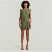 G-Star Summer Playsuit - Groen - Dames L