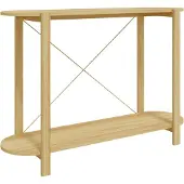 vidaXL Wandtafel 110x38x75 cm bewerkt hout