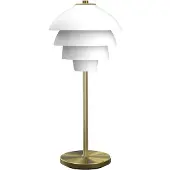 BELID Valencia Tafellamp Flat White / Messing - Tafellampen Metaal Brass - 4212091