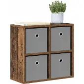 vidaXL Dressoir met lade Oudhout 49,5 x 22 x 47 cm