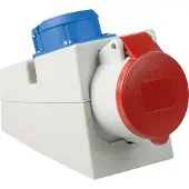As Schwabe 60437 60437 CEE-wandcontactdoos 16 A 5-polig 400 V 1 stuk(s)