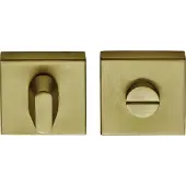 Formani Basics BSQWC53-ZI toiletsluiting vierkant zonder indicatie - PVD mat goud