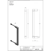 Formani Piet Boon ARC PBA16/320 meubelgreep - mat RVS