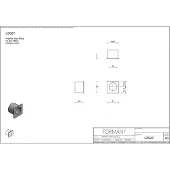 Formani | Schuifdeurkommen | LSQ27 | 27mm | Pvd Mat Zwart