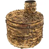 Mansion Atmosphere Kandelaar Blared goud 8x8x8cm goud Metaal Kandelaar