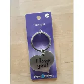 Paper Dreams Hart sleutelhanger - I love you