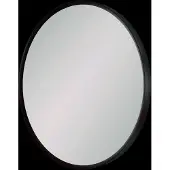 Balmani Auro ronde toiletspiegel mat zwart Ø 35 cm