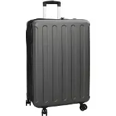 vidaXL Koffer met slot Donkergrijs 50 x 30 x 76 cm ABS Kunststof
