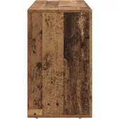 vidaXL Dressoir ELST Oudhout 100 x 35 x 59 cm Bewerkt hout