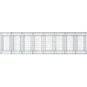 vidaXL Gabion verhoogd bed 3 st 400 x 100 x 60 cm Gegalvaniseerd staal