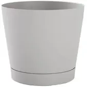 TeraPlast Plantenpot Orione Cloud lichtgrijs 29 cm