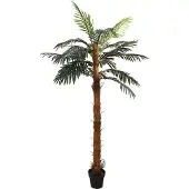 vidaXL - Kunstmatige - Cocuspalm - Boom - Groen - 70 - x - 20 - x - 200 - cm