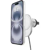 Belkin BoostCharge Pro Magnetisch Draadloze auto-oplader met Qi2 15W Grijs WIC008BTGR-NCV2