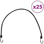 vidaXL Spanelastieken met reflecterende strips en haken 25 st 88 cm