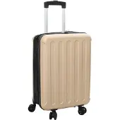 vidaXL Koffer met slot champagne 34 x 23 x 55.5 cm ABS Kunststof