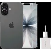 Apple iPhone 17 256GB Zwart + Snellader