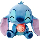 Simba Lilo & Stitch Stitch With Lollipop 25 Cm Teddy Blauw Kinderen