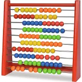 Eichhorn - mini telraam met 100 houten ballen, 5,5x24x23cm Berkenmultiplex, vanaf 3 jaar