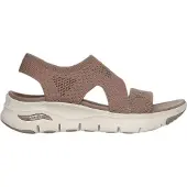 SKECHERS Dames Sandalen Arch Fit - Brightest Day bruin (39), 3 tot 5 cm, Geen, Casual 119458