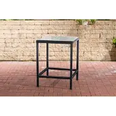 CLP Alia Tuintafel - 5mm Poly rotan zwart