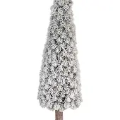 Clayre & Eef Mini Kunstkerstboom Ø 19x97 cm Groen Kunststof