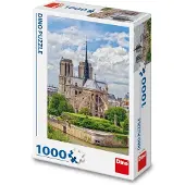 Dino Bikes Dino Puzzel Notre-Dame de Parijs - 1000 stukjes. Puzzelplezier in Parijs
