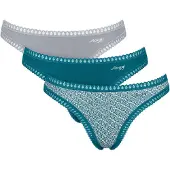 Sloggi String ' Blue GO Crush ' turquoise / grijs / groen