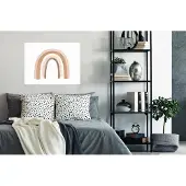 PosterMonkey Poster Abstract - Kunst - Regenboog - Patroon - 80x60 cm