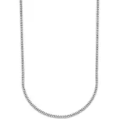 The Jewelry Collection Zilver Gerhodineerde Collier gourmet 2 1333560 70 cm