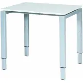 Schaffenburg Verstelbaar Bureau - Domino 80x60 grijs - alu frame
