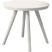 Van Der Meulen kindertafel kunststof pastel taupe rond 50,5cm speelgoed.