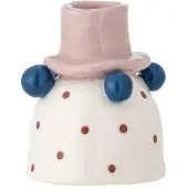 Bloomingville Kandelaar aardewerk roze Tacana 9cm