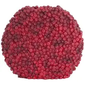 Light & Living Vaas Berries - Bordeaux - 44x19x37cm - Kunststof - Modern - Bloemenvaas - Woondecoratie - Decoratieve vaas voor woonkamer of slaapkamer