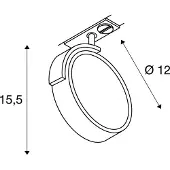 SLV 1-fase LED Rail Armatuur | 1X GU10 Max 75W IP20 | Dimbaar | KALU