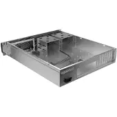 Lanberg Chassis rack 2U SC01-5202-12B 3 ventilatoren 10 USB 3.0 bays zwart