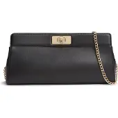 Tommy Hilfiger Clutch 'Modern Chain TH Monogram Clasp Clutch' zwart