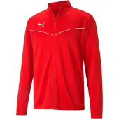 Puma Trainingsjack 'TeamRise' rood / wit
