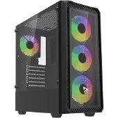 Savio Noctis Glass RGB Cube Zwart