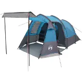 vidaXL Tunneltent Blauw 390 x 215 x 152 cm