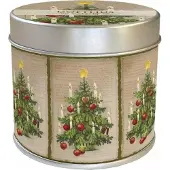 Sköna Ting Vonna-kaars in blik, kerstthema, afbeelding van een kerstboom