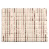HAY Outdoor Market Sofa Kussen Beige with red stripe