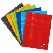 Clairefontaine schrift A4+ geruit 5 mm 90 g/m² 48 vellen assorti (10 stuks)