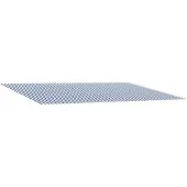 vidaXL Vervangingsdoek voor zonnescherm Blauw en Wit 350 x 250 cm