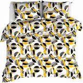 MOODIT Dekbedovertrek Odil Marble Tuscan Sun-200 x 200 / 220 cm | 2-Persoons