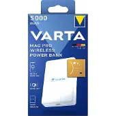 Varta Mag Pro Draadloze Power Bank 5.000mAh - Editie Wit - 57903101111