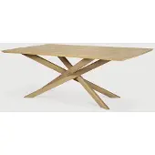 Ethnicraft Mikado eettafel rechthoekig