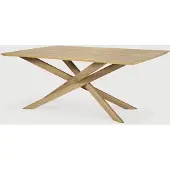 Ethnicraft Mikado eettafel rechthoekig